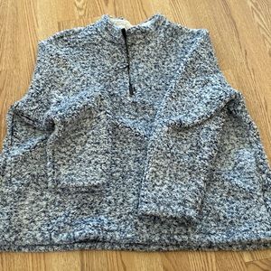 Woman’s Cozy Sherpa 1/4 zip sweatshirt